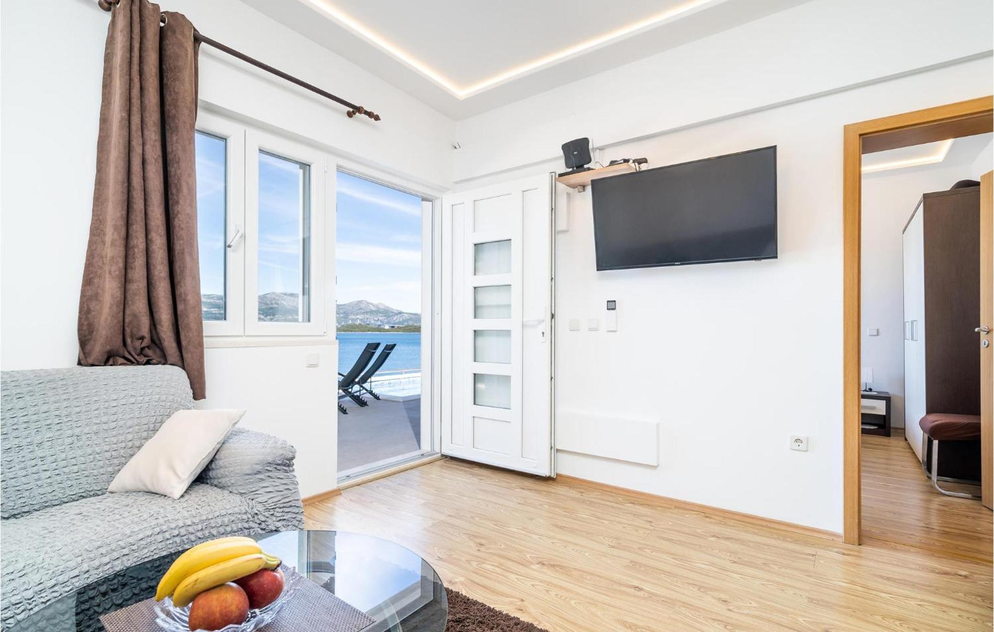 Gorgeous Home In Janjina With Sauna Zewnętrze zdjęcie